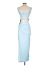 Shein Blue Cocktail Dress Size 4 - photo 2
