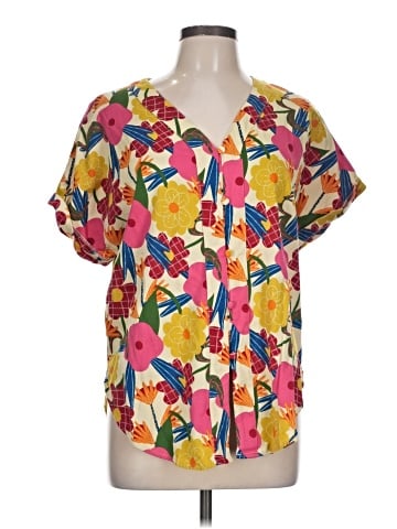 Miss Lulo Short Sleeve Blouse (view 1)