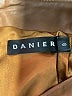 DANIER Brown Faux Leather Skirt Size 8 - photo 4