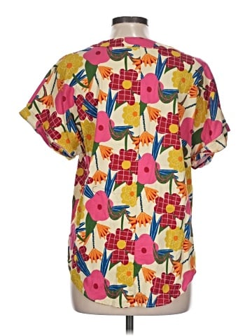 Miss Lulo Short Sleeve Blouse (view 2)