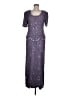 Scala 100% Polyester Solid Purple Cocktail Dress Size M - photo 1