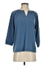 Purejill Blue 3/4 Sleeve Top Size XS - photo 1