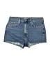 Forever 21 Hearts Blue Denim Shorts Size 30 waist - photo 1