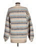 Blu Pepper Checkered-gingham Tan Pullover Sweater Size L - photo 2