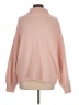 Gap Solid Pink Turtleneck Sweater Size L - photo 1