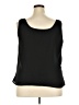 Adrianna Papell 100% Polyester Black Sleeveless Blouse Size 2X - photo 2