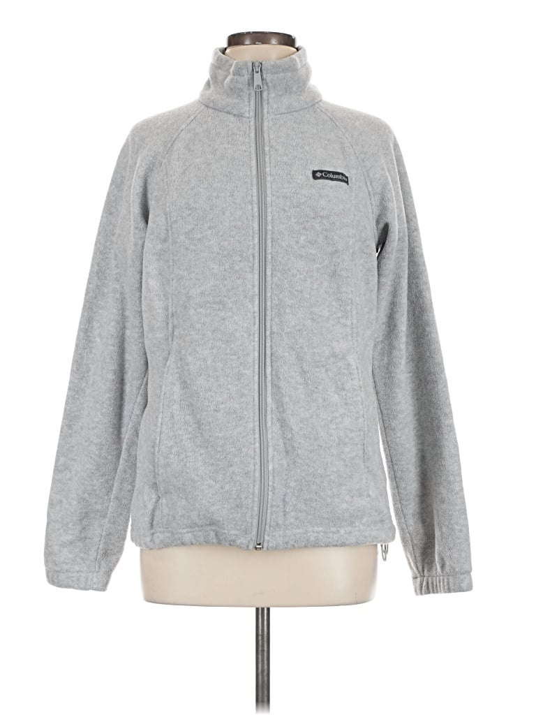 Pre-owned Columbia Sweatshirt In Gray