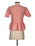 Madewell Red Short Sleeve Blouse Size S - photo 2