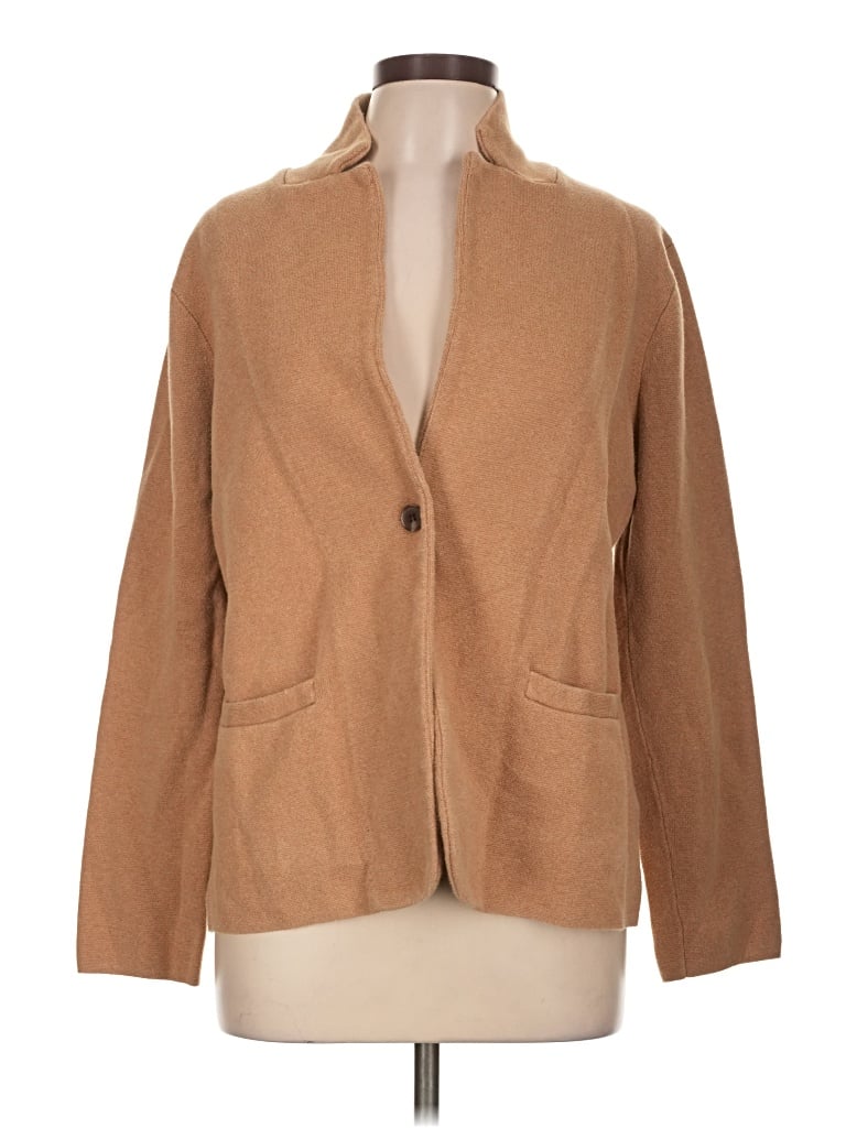 Pre-owned J.crew Factory Store Blazer Jacket In Tan