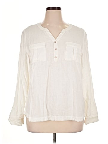 Croft & Barrow Long Sleeve Blouse (view 1)