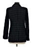 Ann Taylor Plaid Houndstooth Checkered-gingham Black Long Sleeve Top Size 6 - photo 2