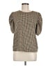 14th & Union Brown Short Sleeve Blouse Size M - photo 1