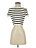 Zara Ivory Short Sleeve Top Size S - photo 1