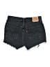 Levi's 100% Cotton Hearts Black Denim Shorts Size 28 waist - photo 2