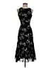 FUZZI Floral Black Cocktail Dress Size S - photo 1