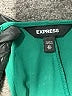 Express 100% Polyester Green 3/4 Sleeve Blouse Size XS - photo 7