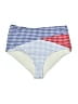 Marysia Checkered-gingham Blue Swimsuit Bottoms Size M - photo 1