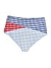 Marysia Checkered-gingham Blue Swimsuit Bottoms Size M - photo 2