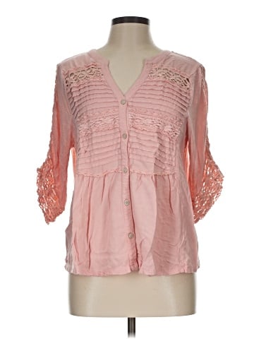 Vintage America Blues 3/4 Sleeve Blouse (view 1)