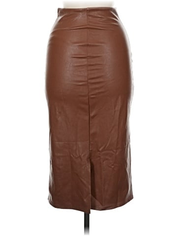 Commando Faux Leather Skirt (view 2)