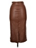 Commando Brown Faux Leather Skirt Size M - photo 2