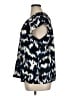 Express 100% Polyester Blue Short Sleeve Blouse Size XL - photo 5