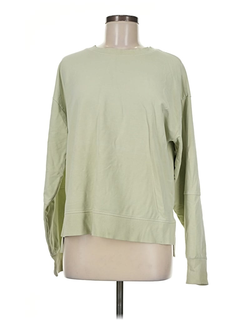 Pre-owned All In Motion Sweatshirt In Green