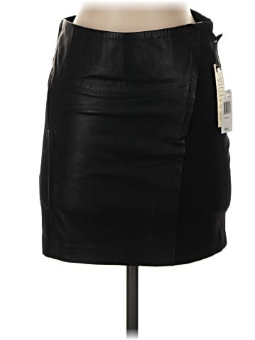 BB Dakota Leather Skirt (view 1)