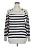 Liz Claiborne Stripes Silver Pullover Sweater Size XL - photo 1