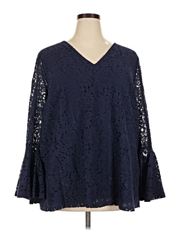 Roaman's Long Sleeve Blouse (view 1)