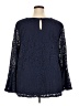 Roaman's Blue Long Sleeve Blouse Size 24W - photo 2