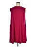 Apt. 9 Solid Burgundy Casual Dress Size XL - photo 1