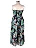 Torrid 100% Polyester Tropical Black Romper Size 1X Plus (1) - photo 2
