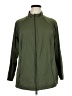 J.Jill Solid Green Windbreaker Size XL - photo 1