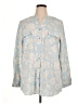 D&Co. Paisley Blue Long Sleeve Blouse Size XL - photo 1