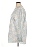 D&Co. Paisley Blue Long Sleeve Blouse Size XL - photo 5