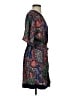 Zara 100% Polyester Paisley Blue Casual Dress Size S - photo 4