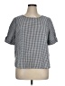 Crown & Ivy Silver Short Sleeve Top Size XL Petite - photo 1