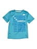 New Balance 100% Polyester Teal Active T-Shirt Size 7 - photo 1