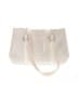 Tumi 100% Leather Polka Dots Ivory Leather Shoulder Bag One size - photo 1