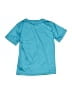 New Balance 100% Polyester Teal Active T-Shirt Size 7 - photo 2