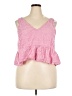 ABound Pink Sleeveless Blouse Size XXL - photo 1