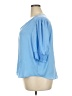 Joie 100% Polyester Blue 3/4 Sleeve Blouse Size XXL - photo 5