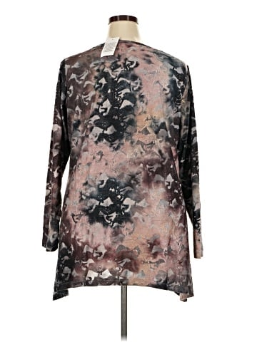 LOGO by Lori Goldstein 3/4 Sleeve Top (view 2)