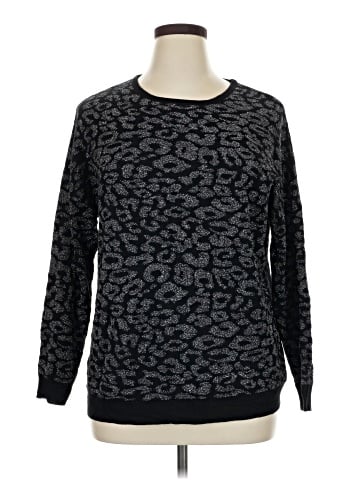 Nina Leonard Pullover Sweater (view 1)