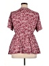 BLOOMCHIC 100% Rayon Burgundy Short Sleeve Blouse Size 16 - photo 2