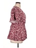 BLOOMCHIC 100% Rayon Burgundy Short Sleeve Blouse Size 16 - photo 4