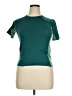 Gap Fit 100% Polyester Color Block Teal Active T-Shirt Size XL - photo 1