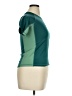 Gap Fit 100% Polyester Color Block Teal Active T-Shirt Size XL - photo 4