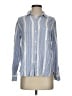 Rails Stripes Blue Long Sleeve Button-Down Shirt Size S - photo 1